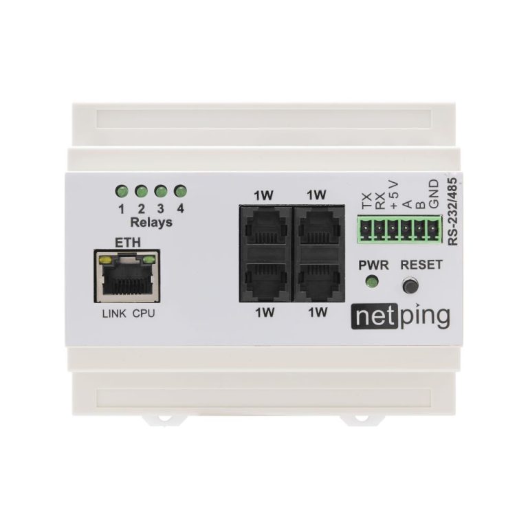 NetPing Input+Relay R504 - NetpingDevice