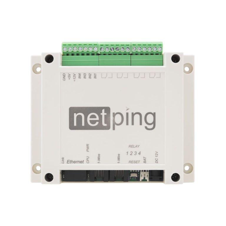 NetPing Input+Relay R704 - NetpingDevice