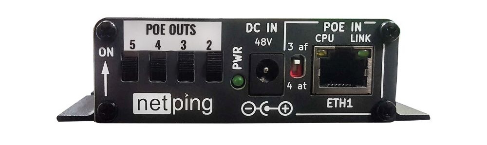 NetPing POE 5 Switch GB322 - NetpingDevice